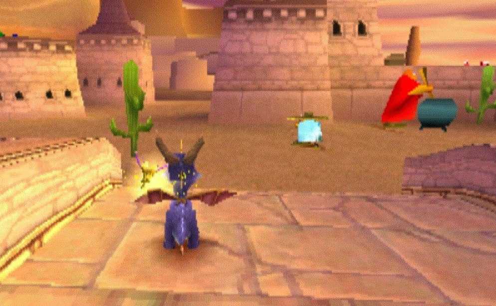 spyro year of the dragon game play